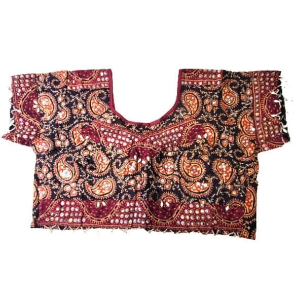 Black and Red Lehenga Indian Skirt Top Costume Party Indian Wedding Guest Dress - Picture 5 of 16